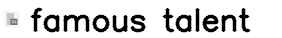 famous talent management 